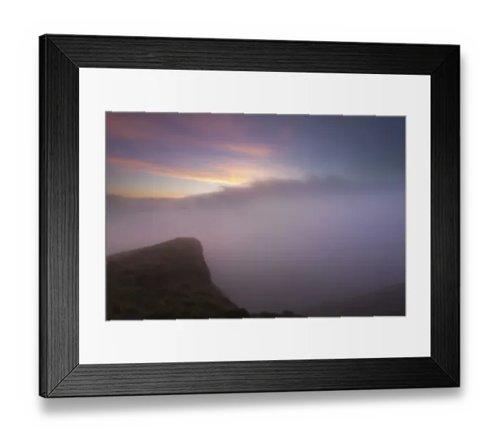 Framed Print : Moody dawn over Derbyshire. English Peak District. UK. Europe Framed Print : Moody dawn over Derbyshire. English Peak District. UK. Europe