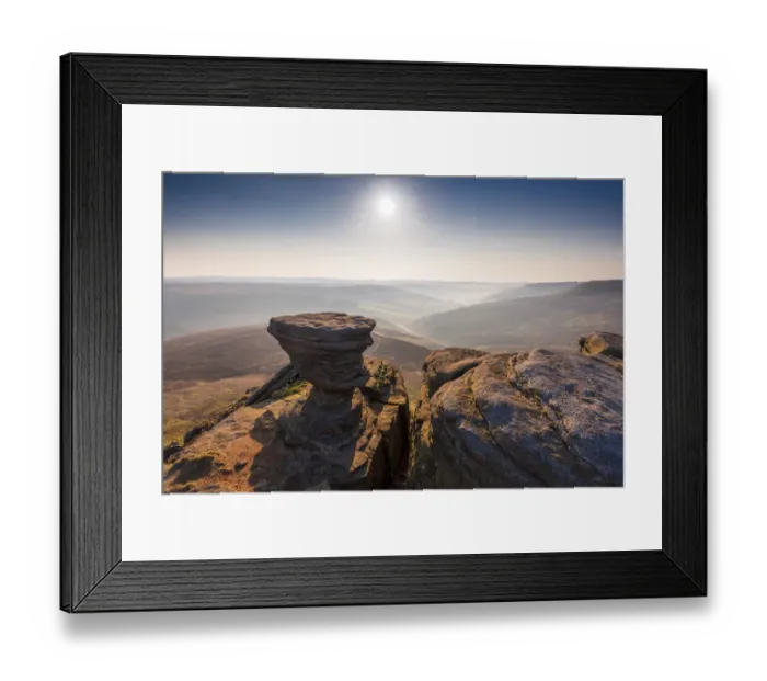 Framed Print : Fairbrooke Naize rocks, Kinder Scout. English Peak District. UK Framed Print : Fairbrooke Naize rocks, Kinder Scout. English Peak District. UK