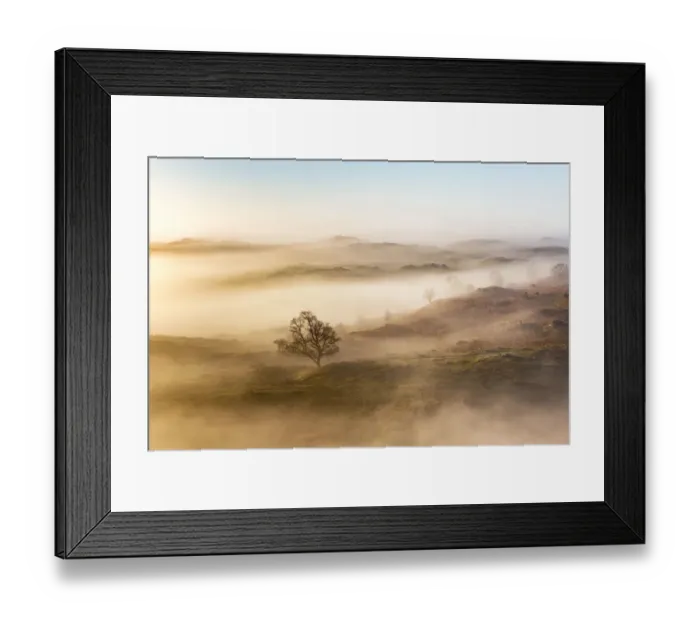 Framed Print : Atmospheric Lake District landscape. UK Framed Print : Atmospheric Lake District landscape. UK