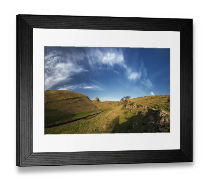 Framed Print : Peters Stone Panoramic, English Peak District. UK Framed Print : Peters Stone Panoramic, English Peak District. UK
