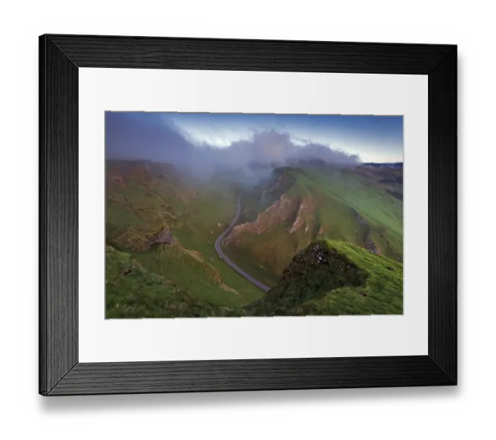 Framed Print : Winnats Pass, English Peak District. UK Framed Print : Winnats Pass, English Peak District. UK
