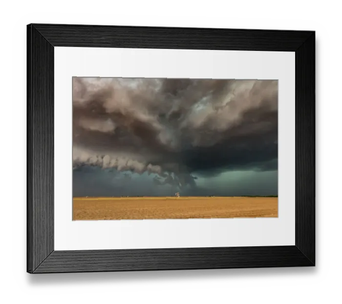 Framed Print : A developing tornado over nodding donkey oil pumps, Texas, USA Framed Print : A developing tornado over nodding donkey oil pumps, Texas, USA
