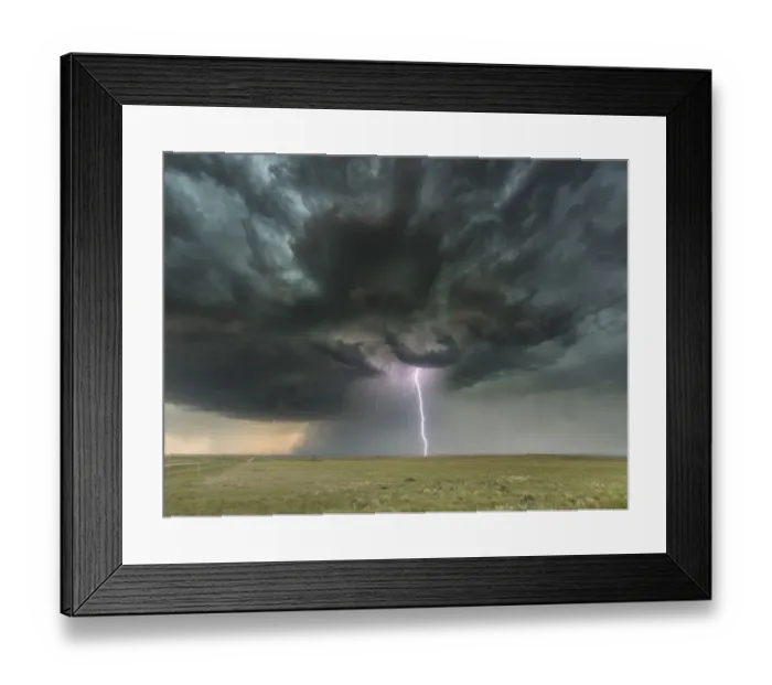 Framed Print : ThunderBolt over Colorado. USA Framed Print : ThunderBolt over Colorado. USA