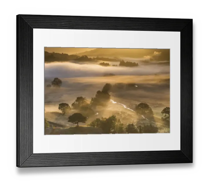 Framed Print : Little Langdale sunrise, Lake district Framed Print : Little Langdale sunrise, Lake district