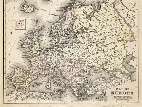 old map of europe