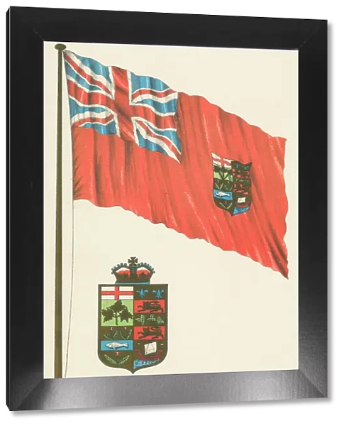 First Version of the Canadian Flag and Arms of Canada - 19th Century