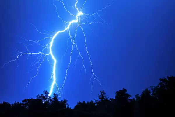 Lightning in a Thunderstorm