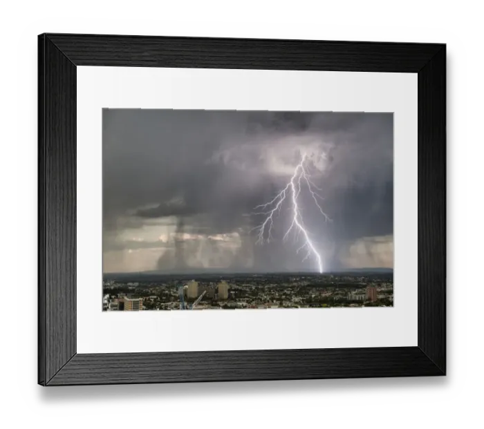 Framed Print : Lightning Strike Framed Print : Lightning Strike