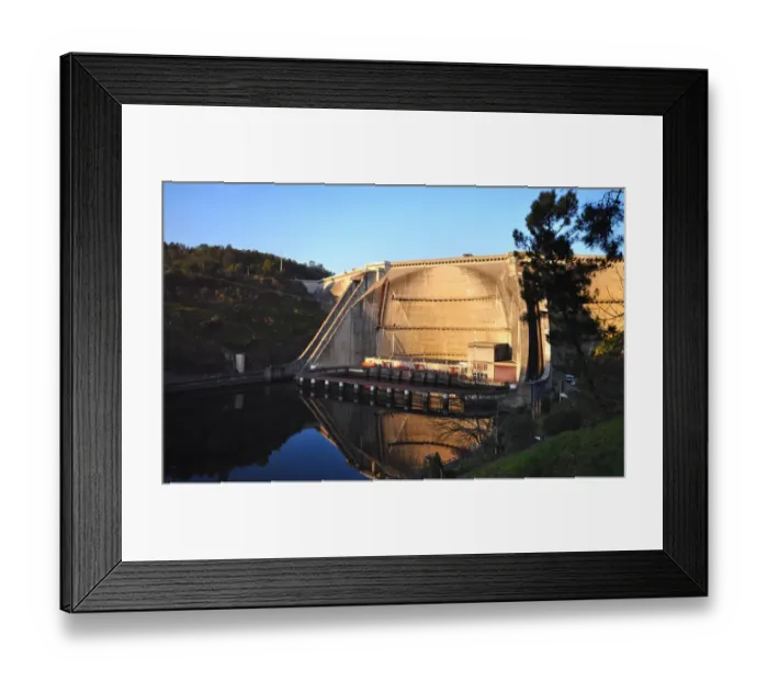 Framed Print : Aguieira dam Framed Print : Aguieira dam
