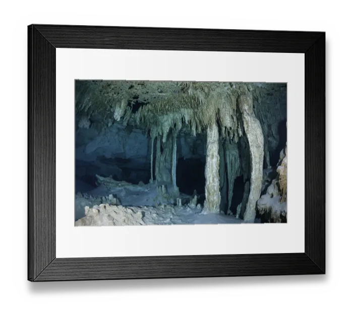 Framed Print : Stalagmites Stalagtites