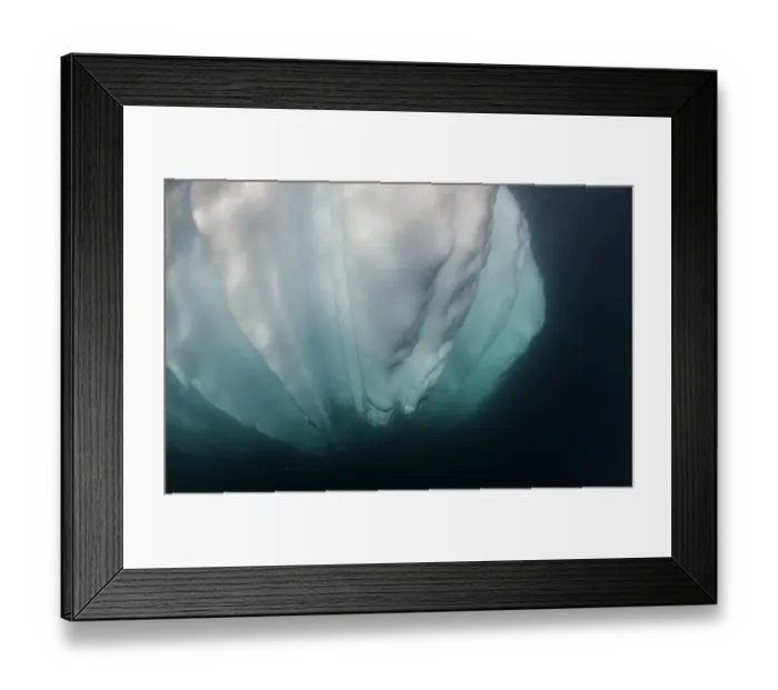 Framed Print : Bottom of an Iceberg Framed Print : Bottom of an Iceberg