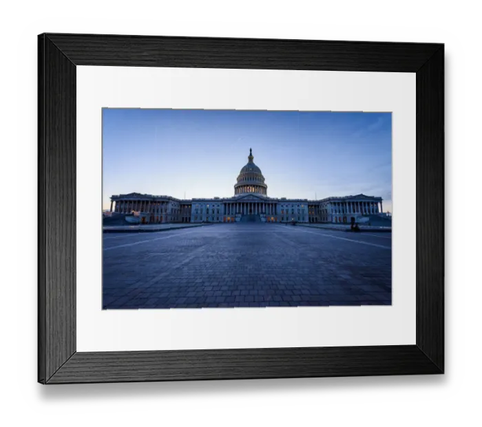 Framed Print : The U. S. Capitol Building Framed Print : The U. S. Capitol Building