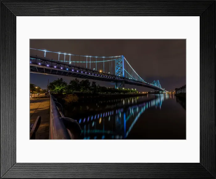 Framed Print : The bridge never sleeps Framed Print : The bridge never sleeps