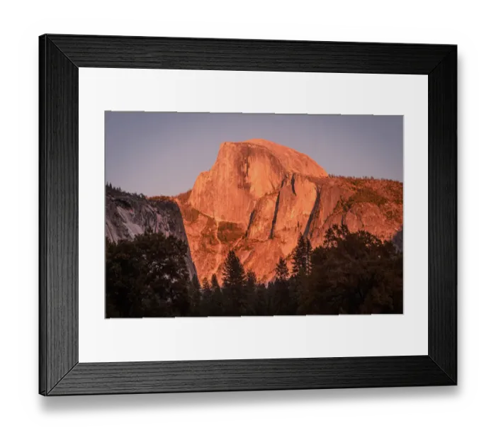 Framed Print : Half Dome at Sunset Framed Print : Half Dome at Sunset