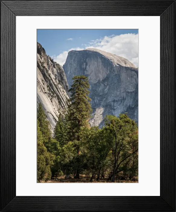 Framed Print : Half Dome through the Valley Framed Print : Half Dome through the Valley
