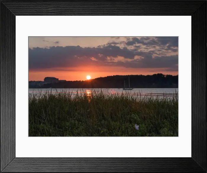 Framed Print : National Harbor Sunrise Framed Print : National Harbor Sunrise