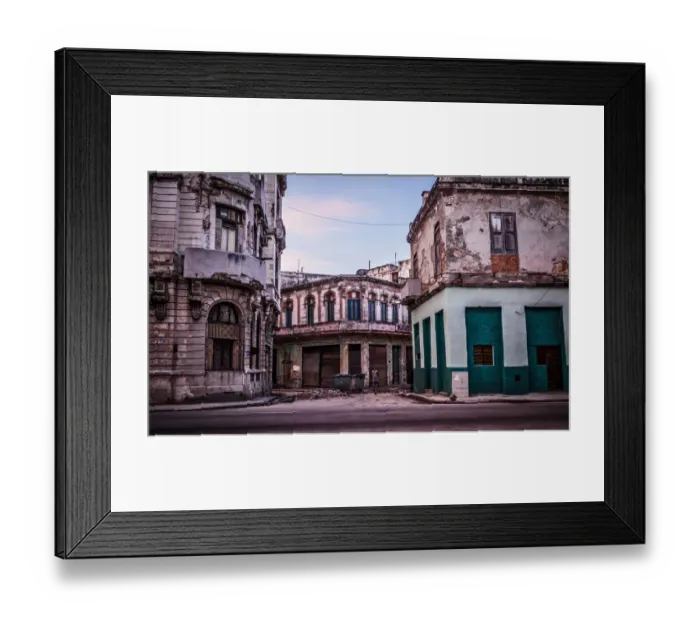 Framed Print : Dawn in Central Havana Framed Print : Dawn in Central Havana