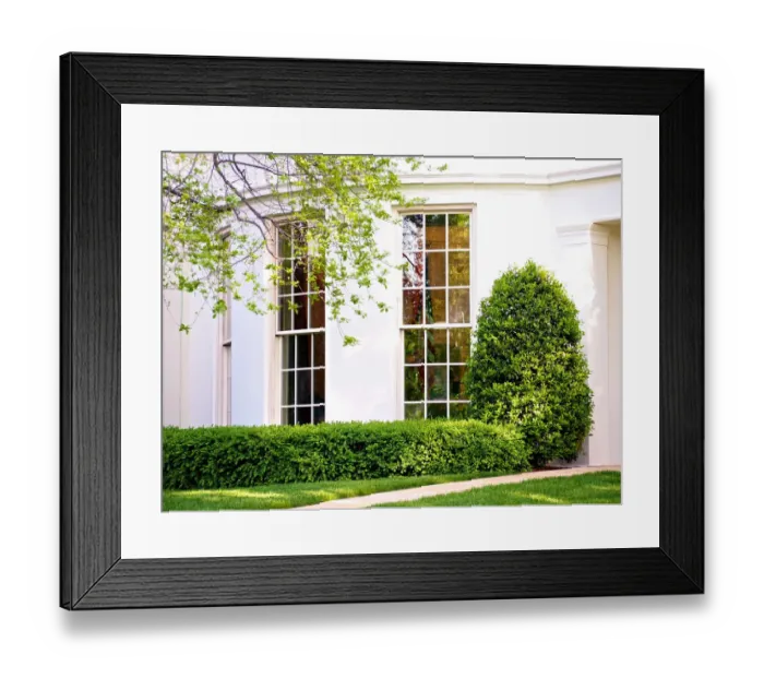 Framed Print : The Oval Office Framed Print : The Oval Office