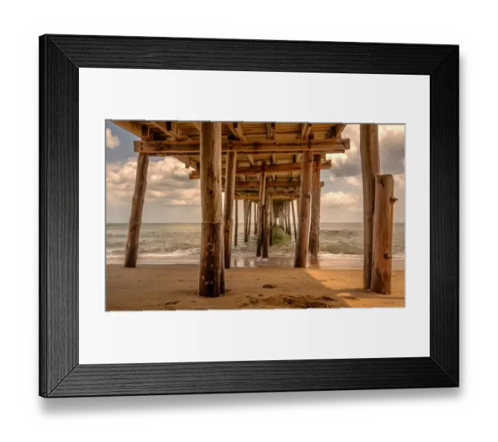 Framed Print : Under the Pier Framed Print : Under the Pier