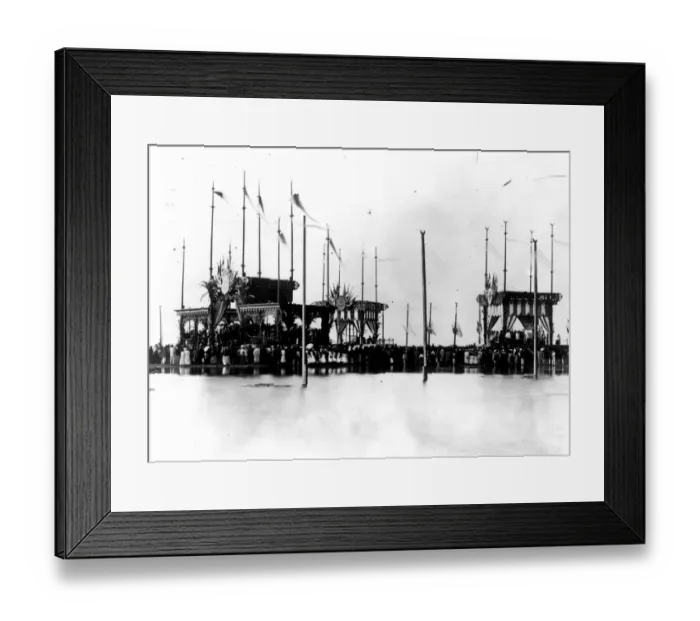 Framed Print : Suez Opening Framed Print : Suez Opening