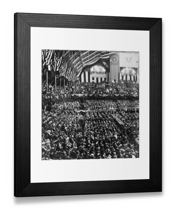 Framed Print : Presidential Campaign Framed Print : Presidential Campaign