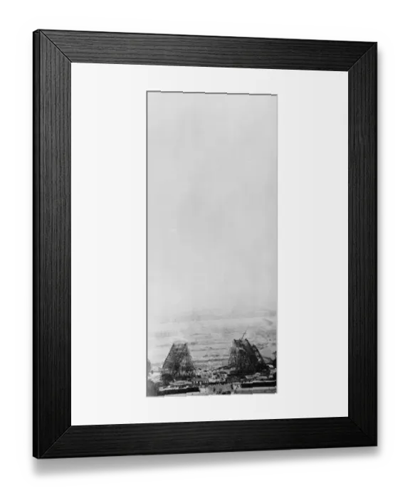 Framed Print : Eiffel Construction 2 Framed Print : Eiffel Construction 2