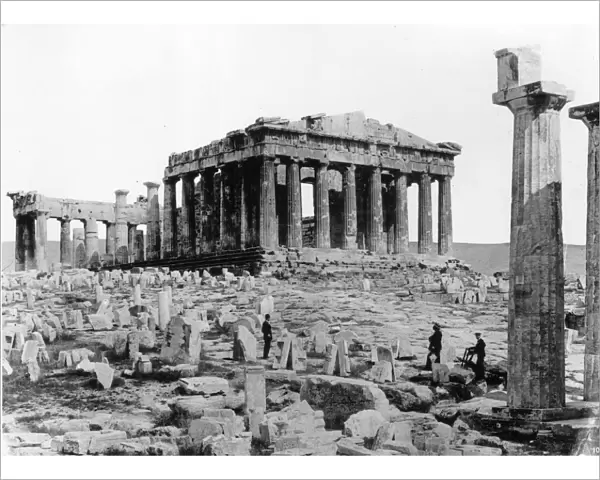 Parthenon. circa 1910: The Parthenon at Athens. (Photo by Henry Guttmann / Getty Images)