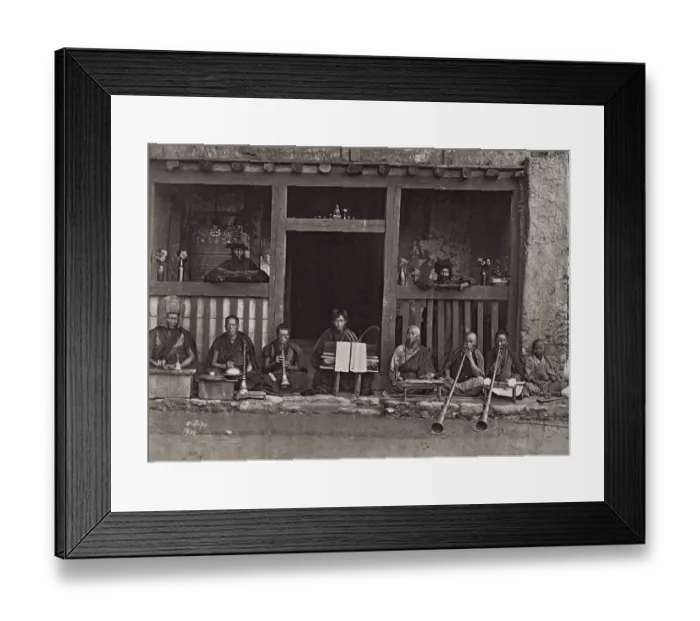 Framed Print : Buddhist Music Framed Print : Buddhist Music