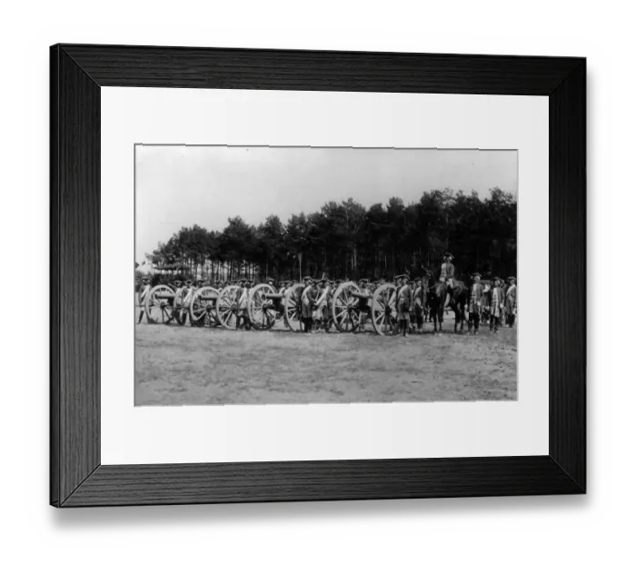 Framed Print : German Artillery Framed Print : German Artillery