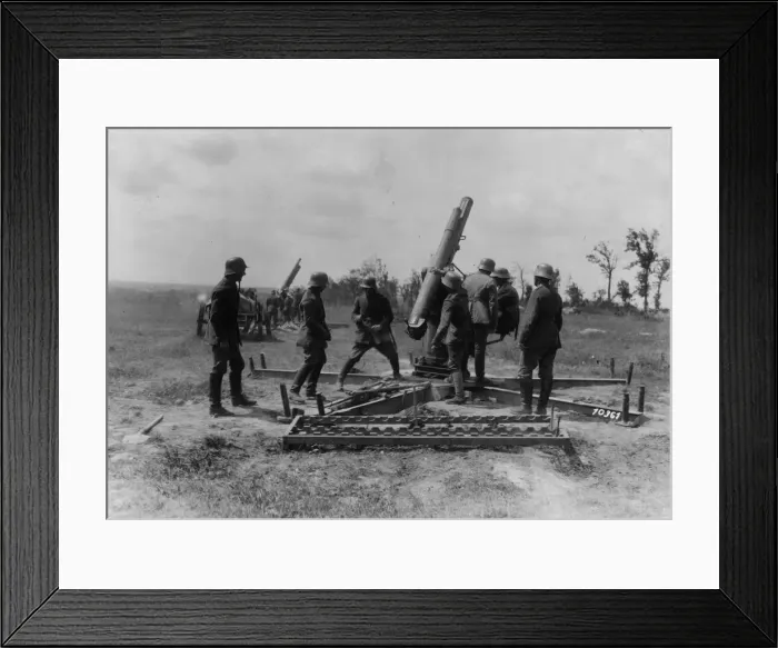 Framed Print : German Guns Framed Print : German Guns
