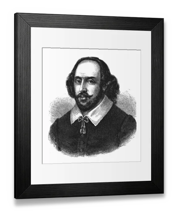 Framed Print : William Shakespeare Framed Print : William Shakespeare