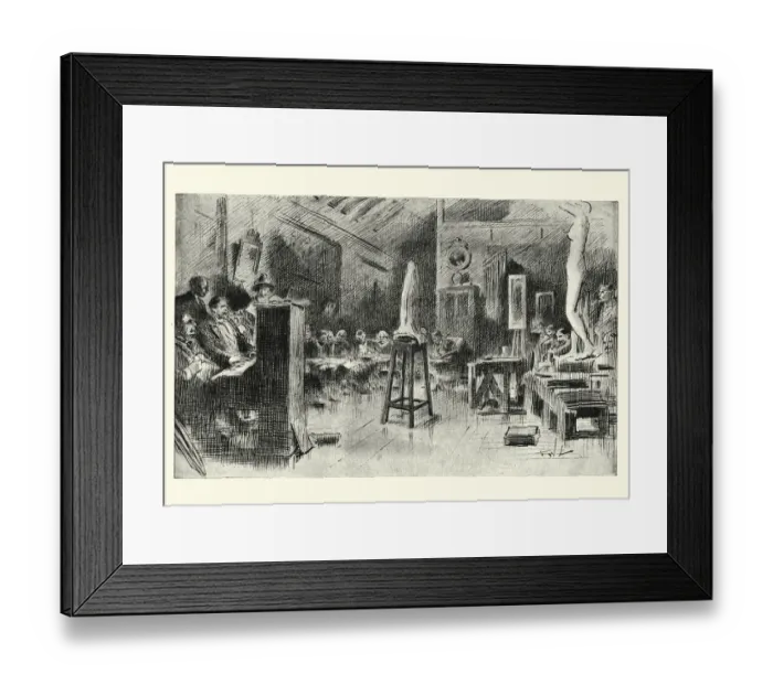Framed Print : Rehearsal of the Masque, 1899 Framed Print : Rehearsal of the Masque, 1899
