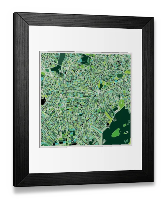 Framed Print : art map of New York city, Illustration background Framed Print : art map of New York city, Illustration background