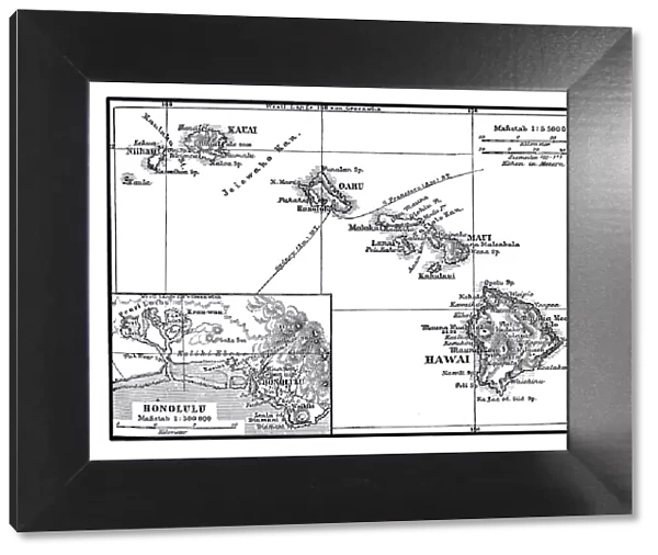 Map of the Hawaiian Archipelago