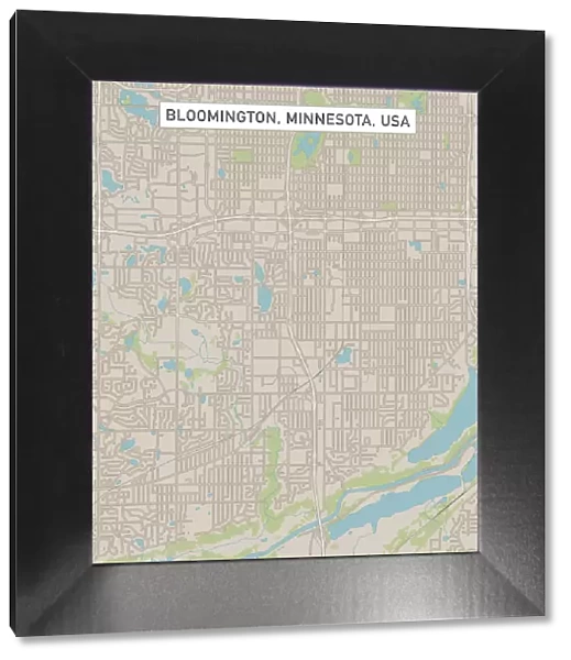 Bloomington Minnesota US City Street Map