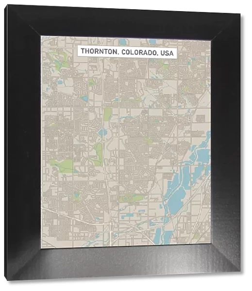 Thornton Colorado US City Street Map
