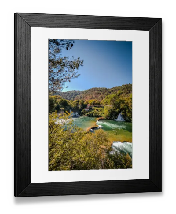 Framed Print : Skradinski Buk waterfall, Krka National Park Framed Print : Skradinski Buk waterfall, Krka National Park