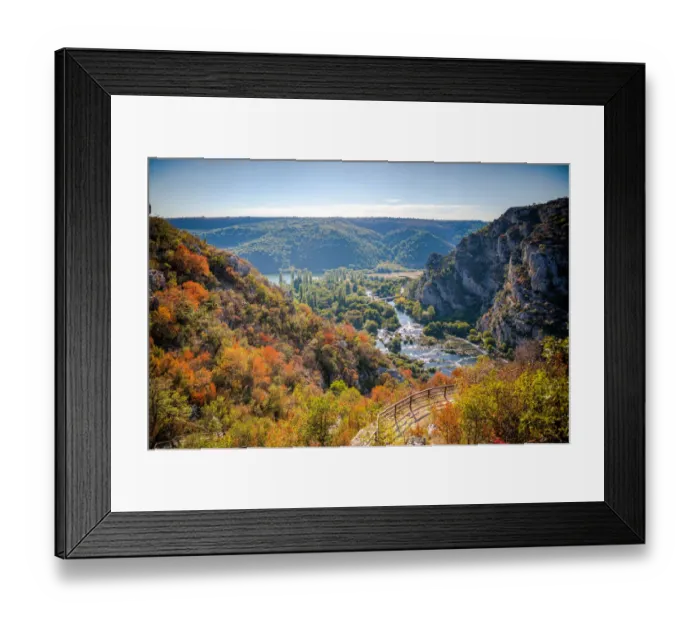 Framed Print : Krka National Park, Croatia Summertime