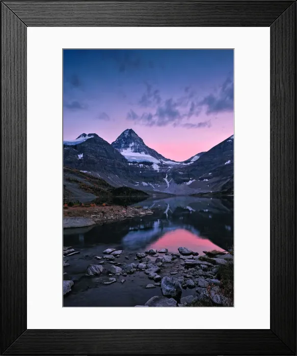 Framed Print : Magog Lake Dusk Framed Print : Magog Lake Dusk