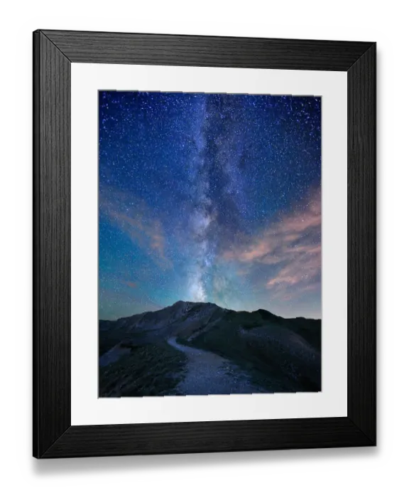 Framed Print : Trail to the Milky Way Framed Print : Trail to the Milky Way