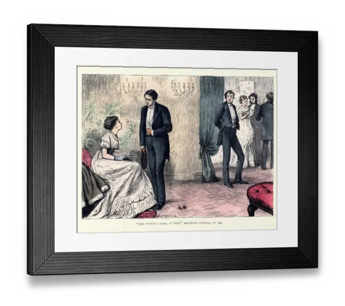 Framed Print : Dickenss Great Expectations, Why should I look at him Framed Print : Dickenss Great Expectations, Why should I look at him
