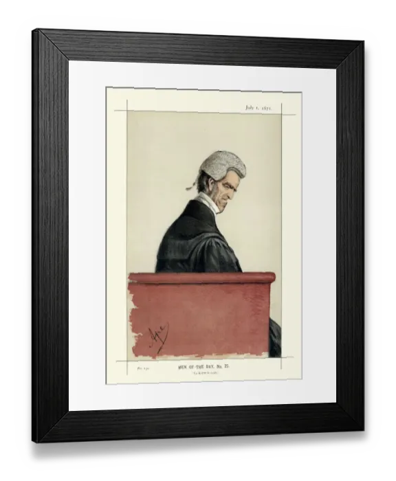 Framed Print : Vanity Fair Print of Sir John Shaw-Lefevre Framed Print : Vanity Fair Print of Sir John Shaw-Lefevre