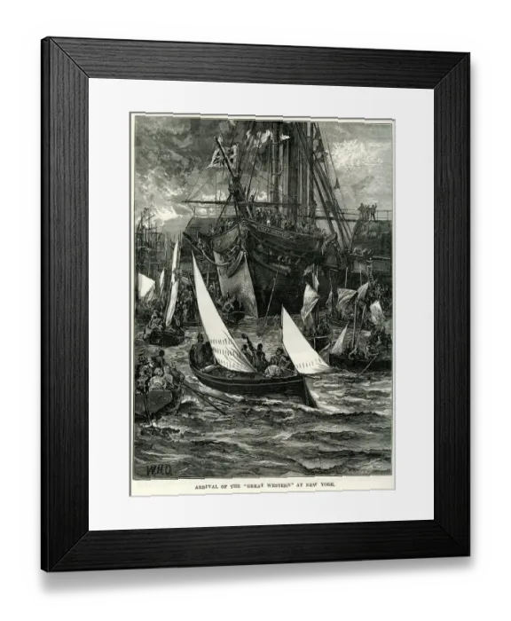 Framed Print : SS Great Western at New York Framed Print : SS Great Western at New York