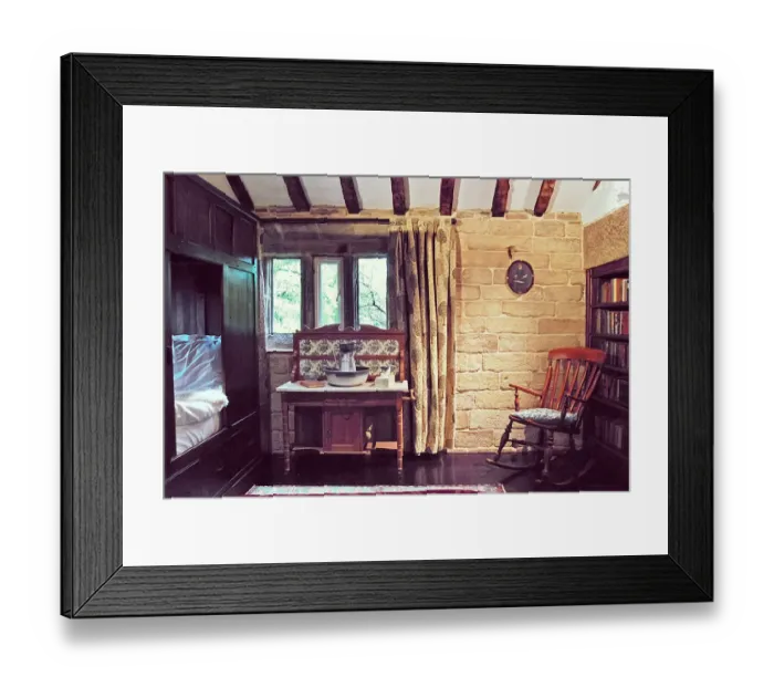 Framed Print : Earnshaw Room, Ponden Hall Framed Print : Earnshaw Room, Ponden Hall