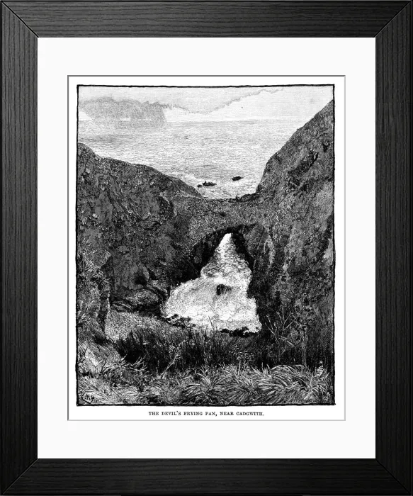 Framed Print : Devils Frying Pan Framed Print : Devils Frying Pan