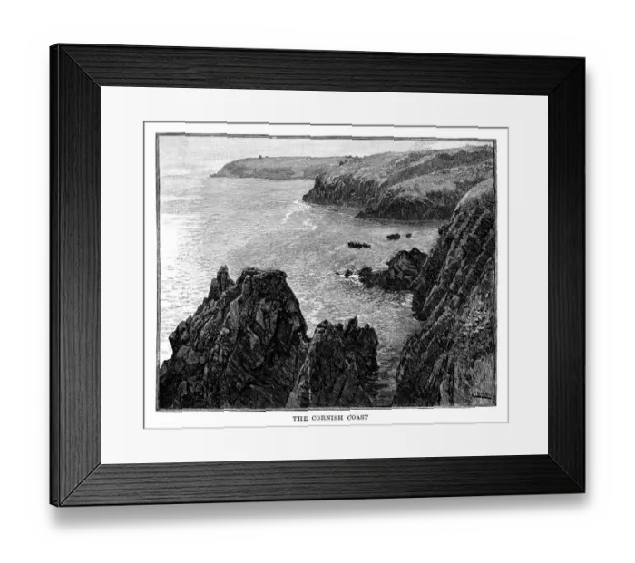 Framed Print : Cornish Coast Framed Print : Cornish Coast