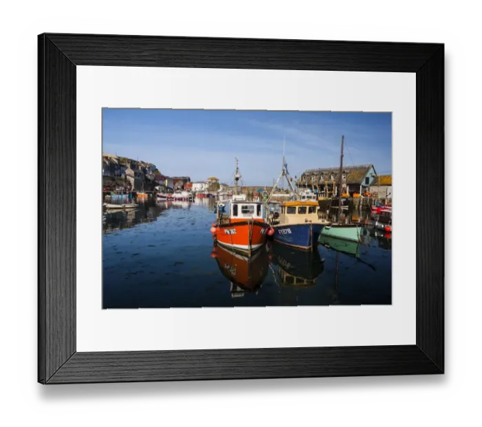 Framed Print : boat, building, cornwall, mooring, ocean, rural, traditional, united kingdom, waters Framed Print : boat, building, cornwall, mooring, ocean, rural, traditional, united kingdom, waters