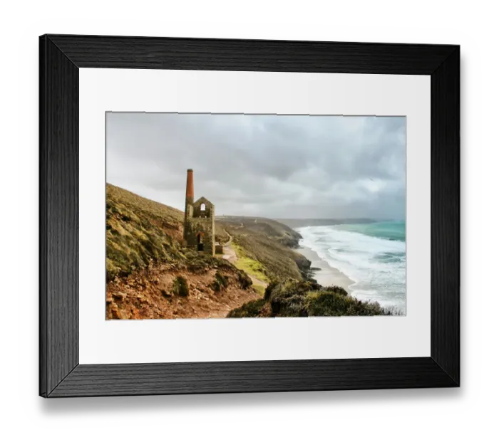 Framed Print : Wheal Coates abandoned tin mine Framed Print : Wheal Coates abandoned tin mine