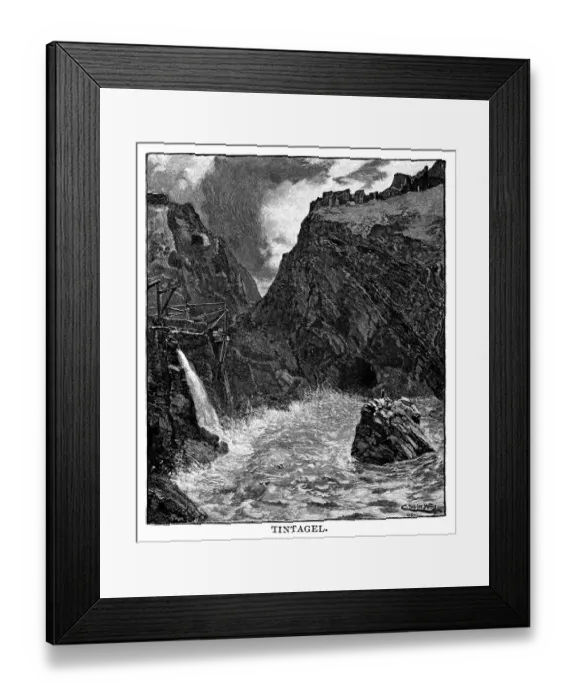 Framed Print : Tintagel England Framed Print : Tintagel England