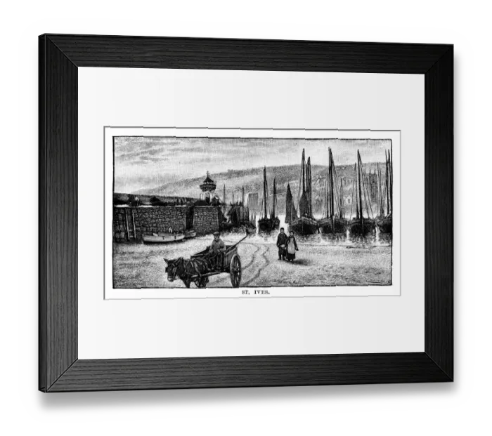 Framed Print : St Ives in Cornwall, England